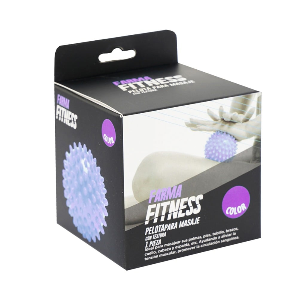 Pelota Farma Fitness para Masaje Lila