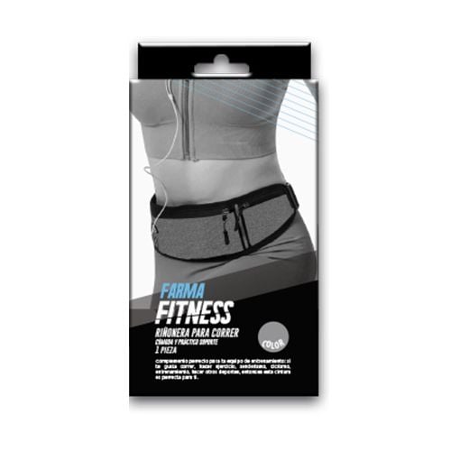Riñonera Farma Fitness para Correr Gris