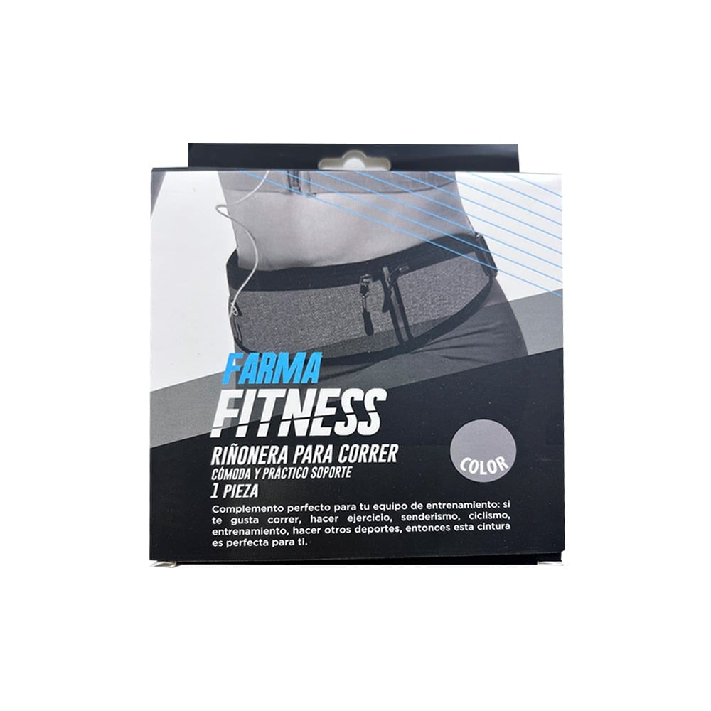 Riñonera Farma Fitness para Correr Gris