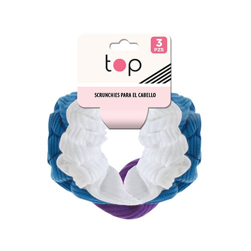 Gomitas Scrunchies para el Pelo Top 3 Unidades Varios colores