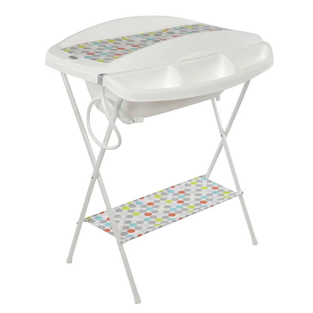 Catre Bebesit de Baño con Circulos