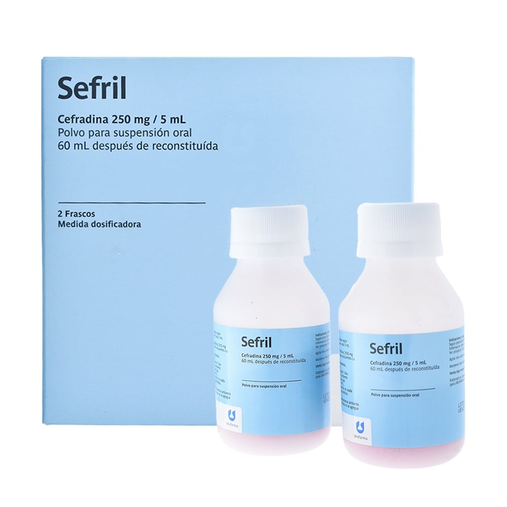 Sefril 250 mg Suspensión 120 ml