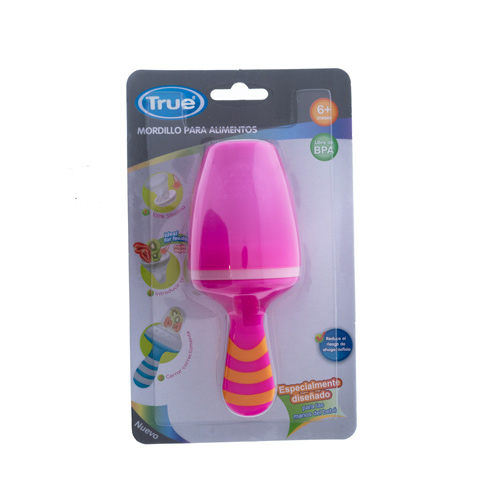 Mordillo True para Alimento con Tapa Rosado +6 Meses