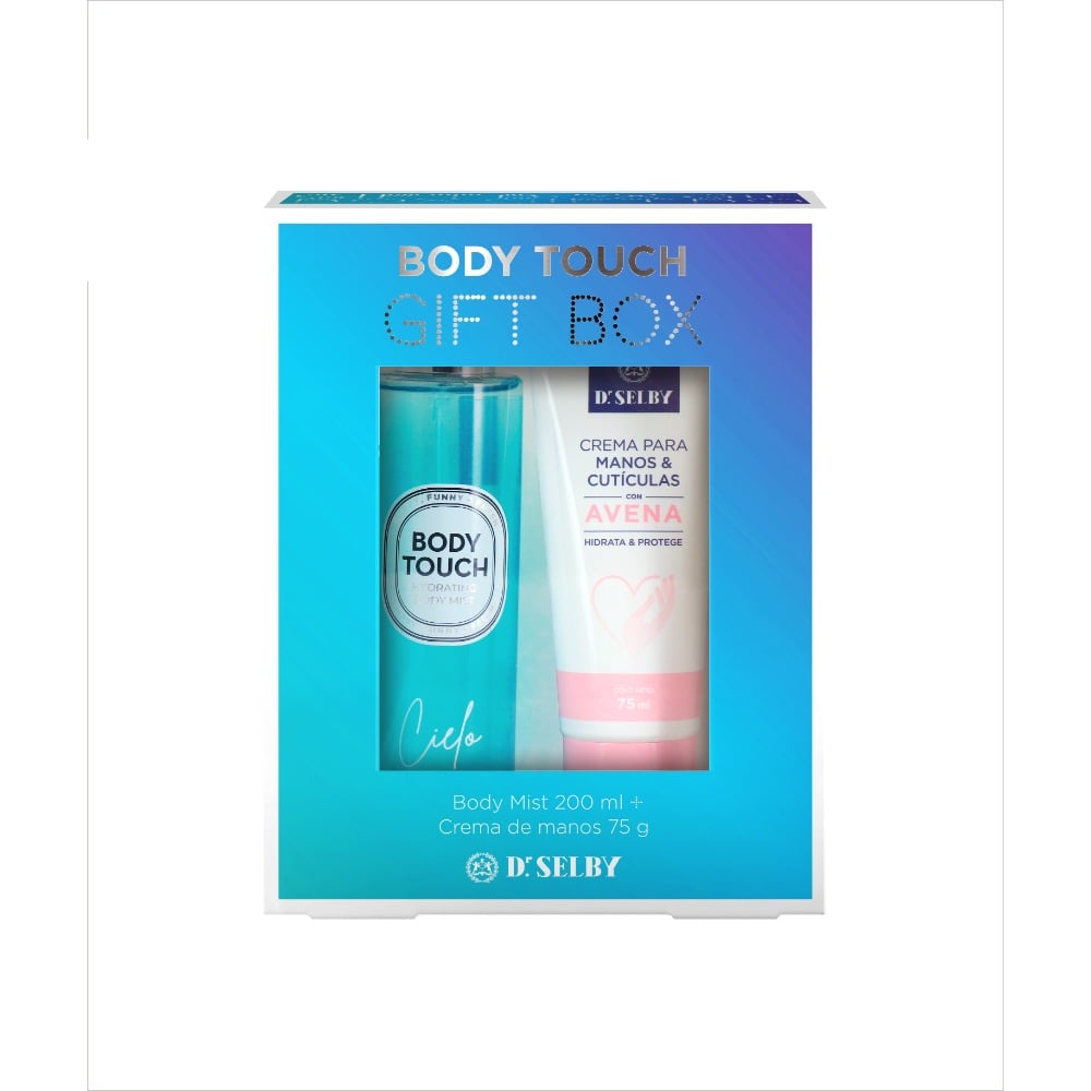 Pack Dr.Selby Body Touch Cielo 200 ml + Crema de Manos Avena 75 g