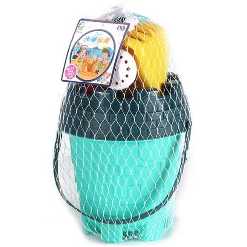 Balde para Playa Akas con Accesorios Azul