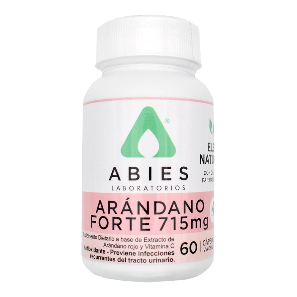 Arándanos Forte Abies 715 mg 60 Cápsulas