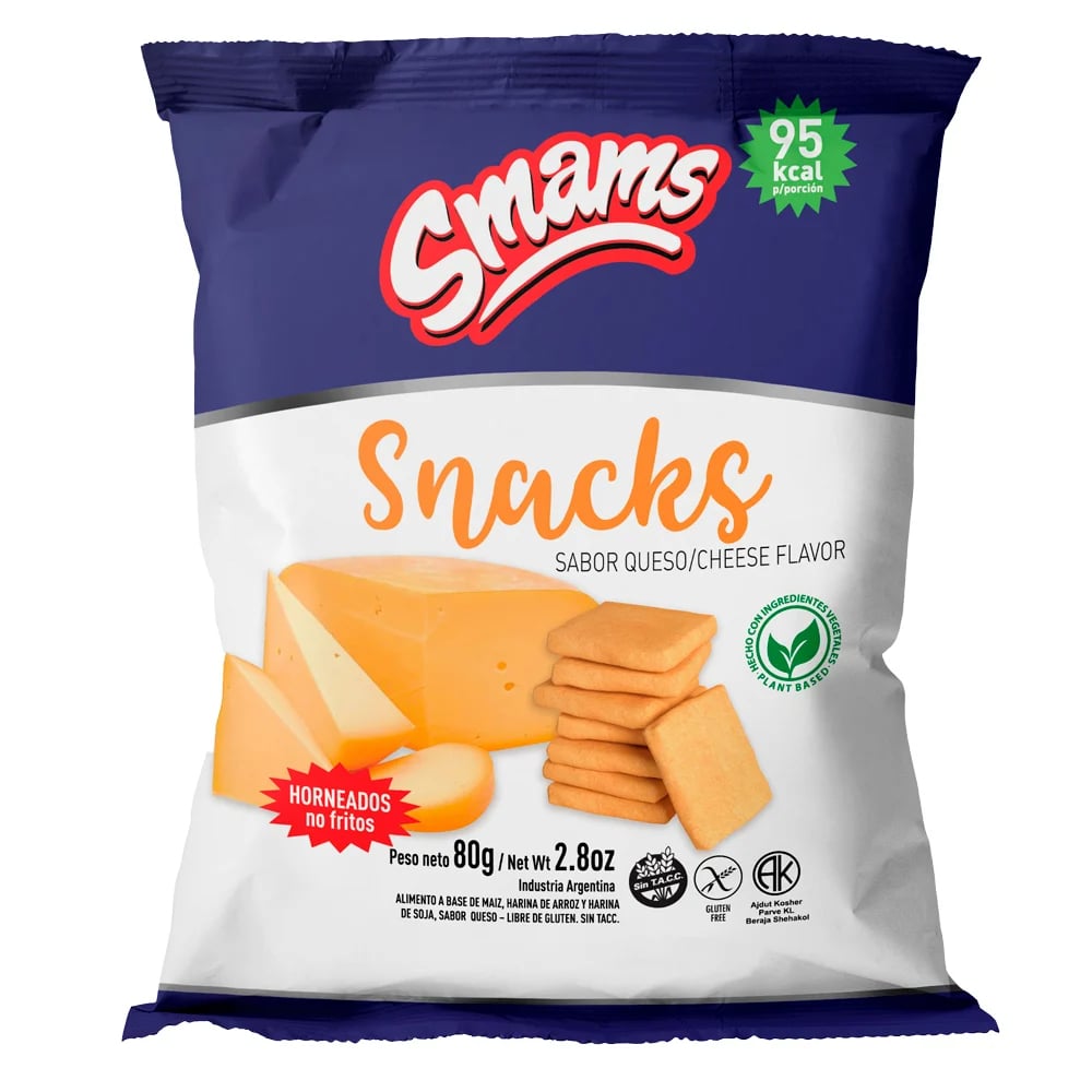 Snack Smams Sabor Queso 80 g