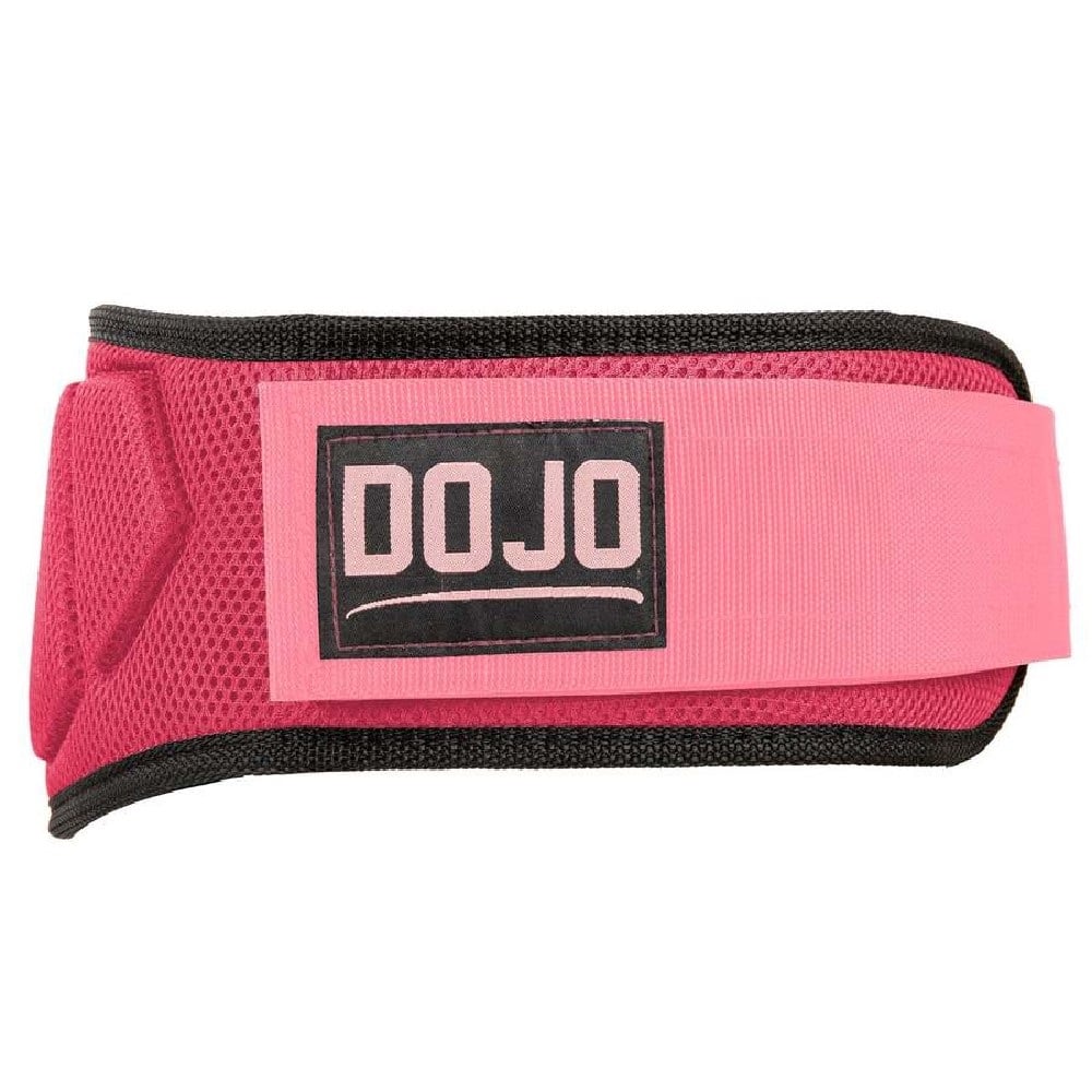 Cinturón de Levantamiento Dojo Rosado Talle M