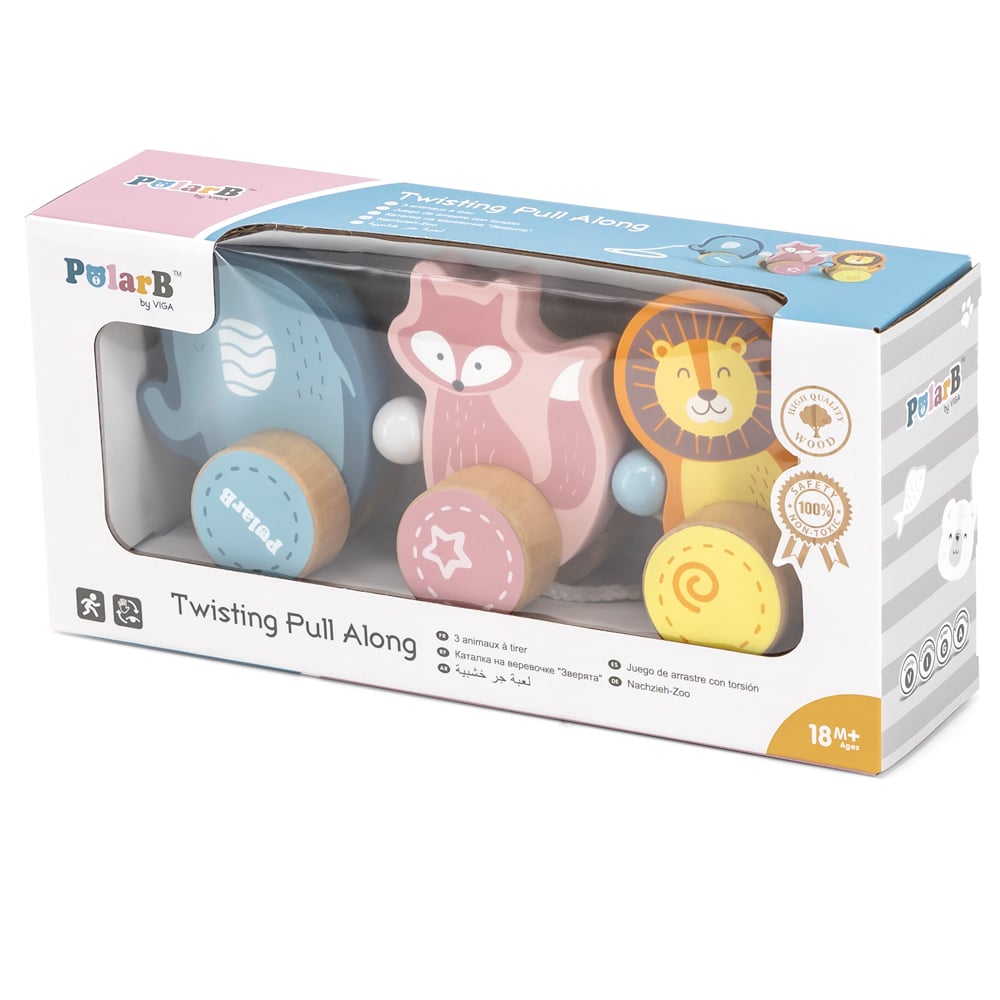Juguete Tiracuerda Polar B Fila de Animales