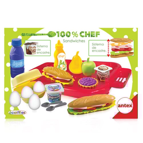 Juego Bandeja de Hamburguesa Antex