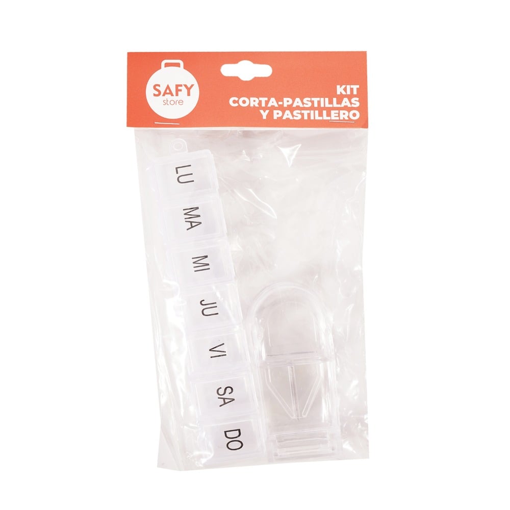 Kit Safy Corta Pastillas y Pastillero