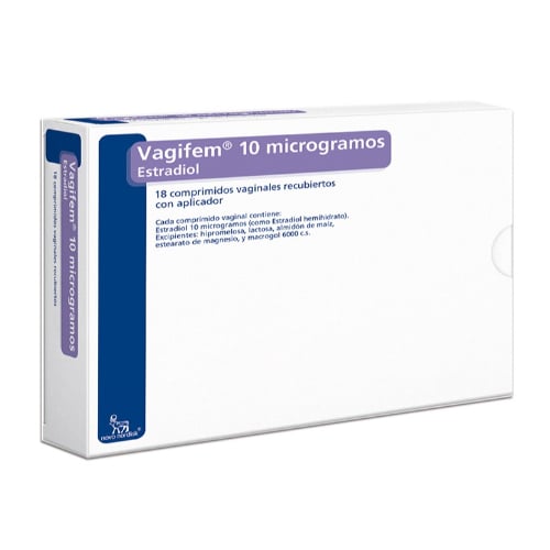 Vagifem 10 mcg 18 Comprimidos Vaginales Recubiertos