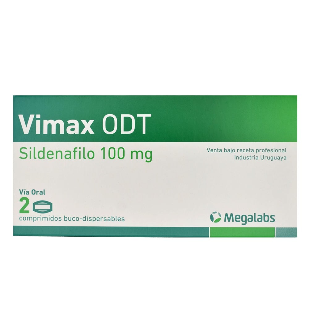 VIMAX ODT 100 MG 2 COMPRIMIDOS