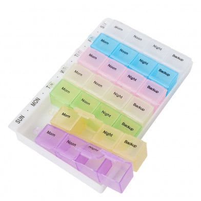 Pastillero Safy Semanal 4 Tiempos