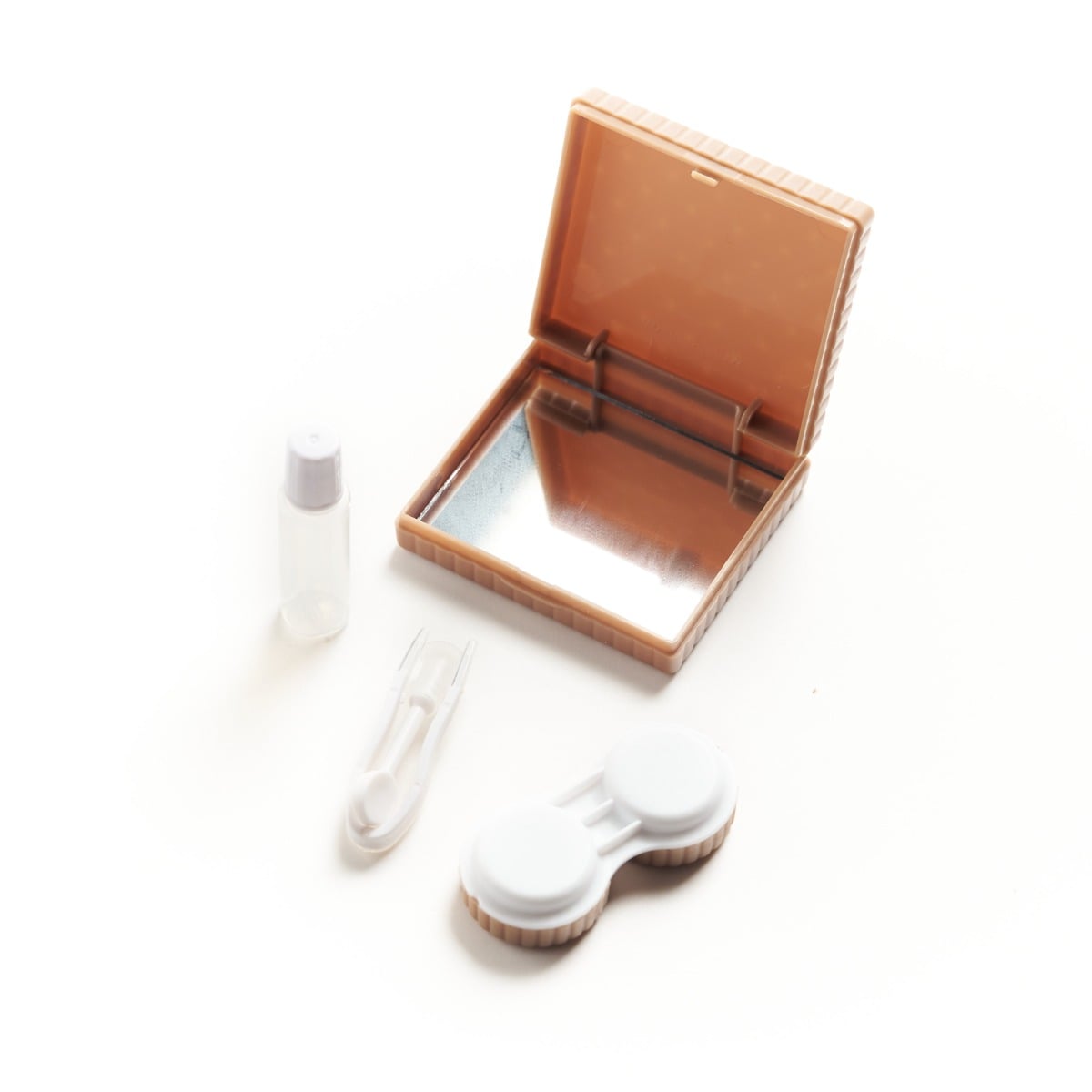 Estuche de Lentes de Contacto Safy Beige 5 Piezas