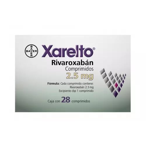 Xarelto 2.5 mg 28 Comprimidos Recubiertos