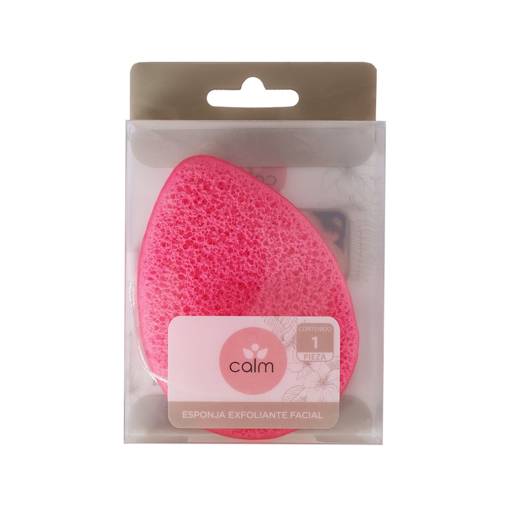 Esponja Exfoliante Facial Calm 1 Unidad Colores Surtidos