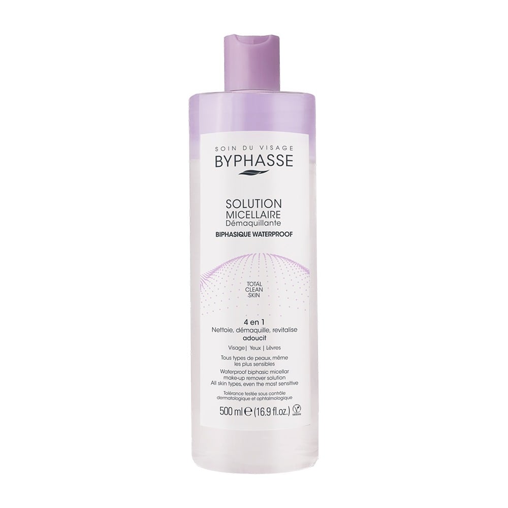 Agua Micelar Byphasse Bifásica Waterproof 500 ml 