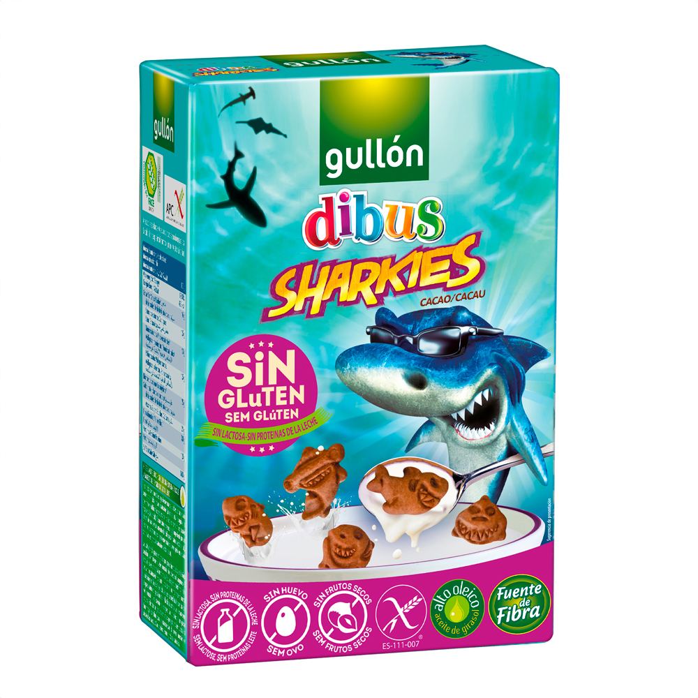 CEREAL DIBUS SHARKIES SIN GLUTEN 250G