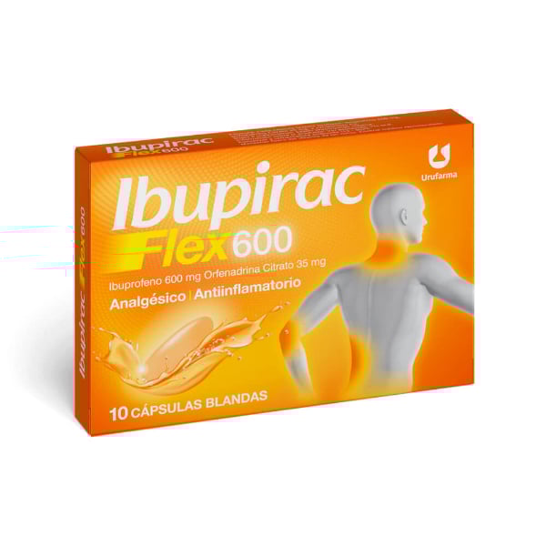 Ibupirac Flex 600 mg/35 mg 10 Cápsulas Blandas