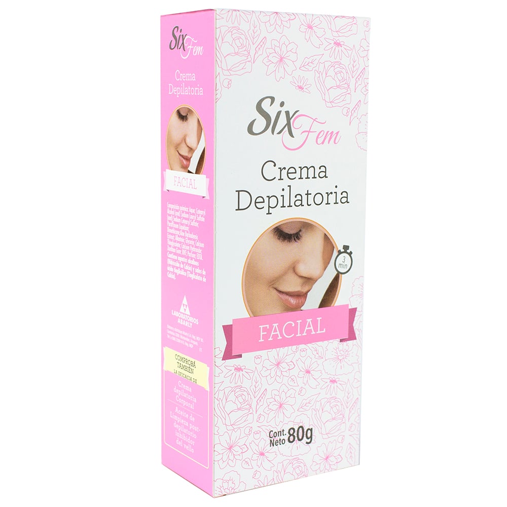CREMA DEPILATORIA SIX ROSTRO
