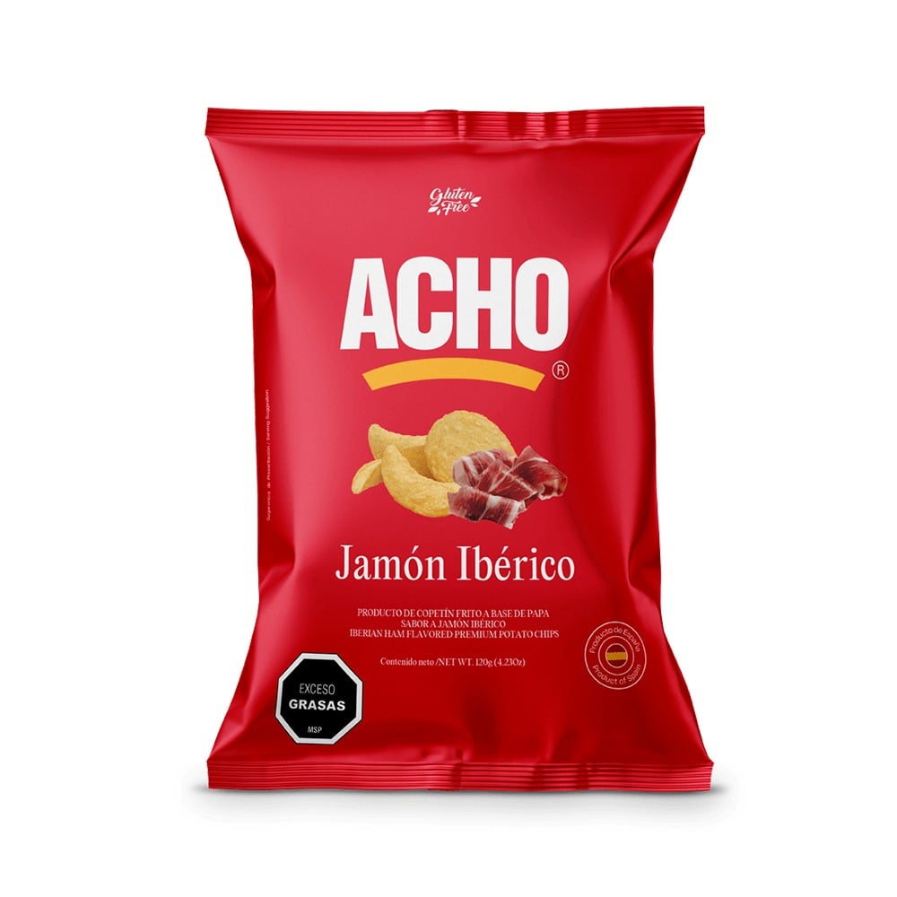Papas Acho Jamón Ibérico 120 g