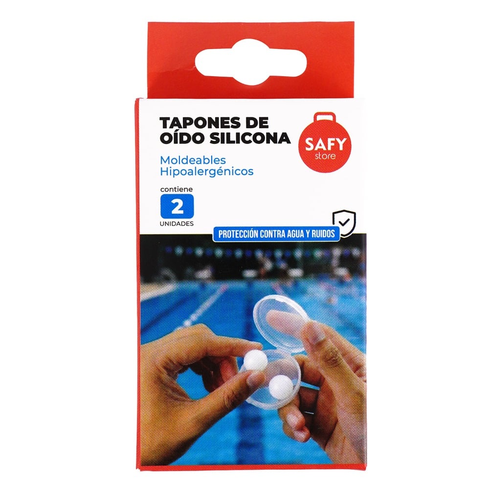 Tapones de Oído Safy Silicona 2 Unidades