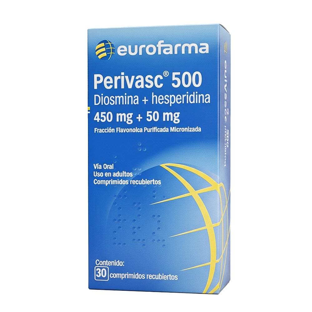 Perivasc 500 450 mg/50 mg 30 Comprimidos Recubiertos