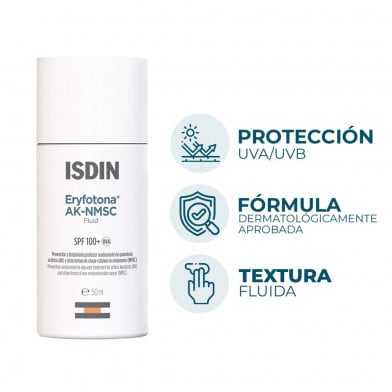Crema Isdin Eryfotona AK-NMSC Fluid Prevención Queratosis Actínica FPS100+ 50 ml