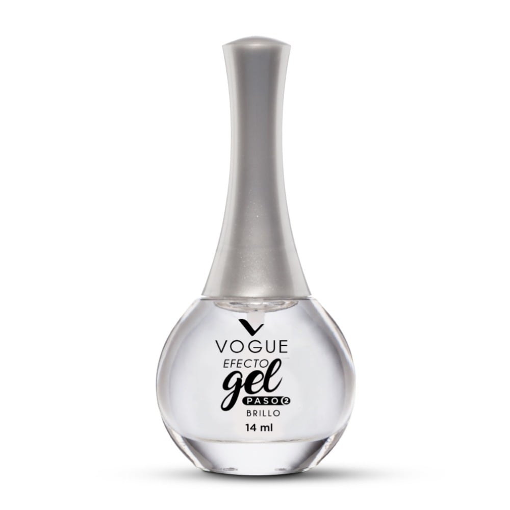 Esmalte Vogue Efecto Gel Paso 2 Brillo Diamante 14 ml