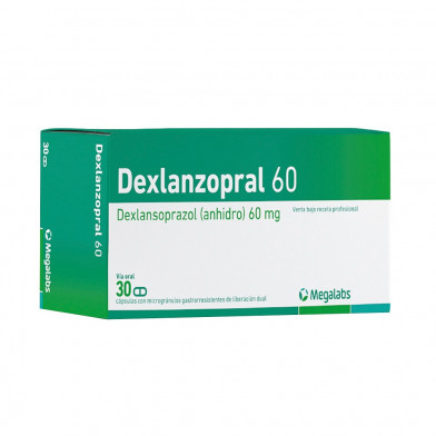 Dexlanzopral 60 mg LD 30 Comprimidos