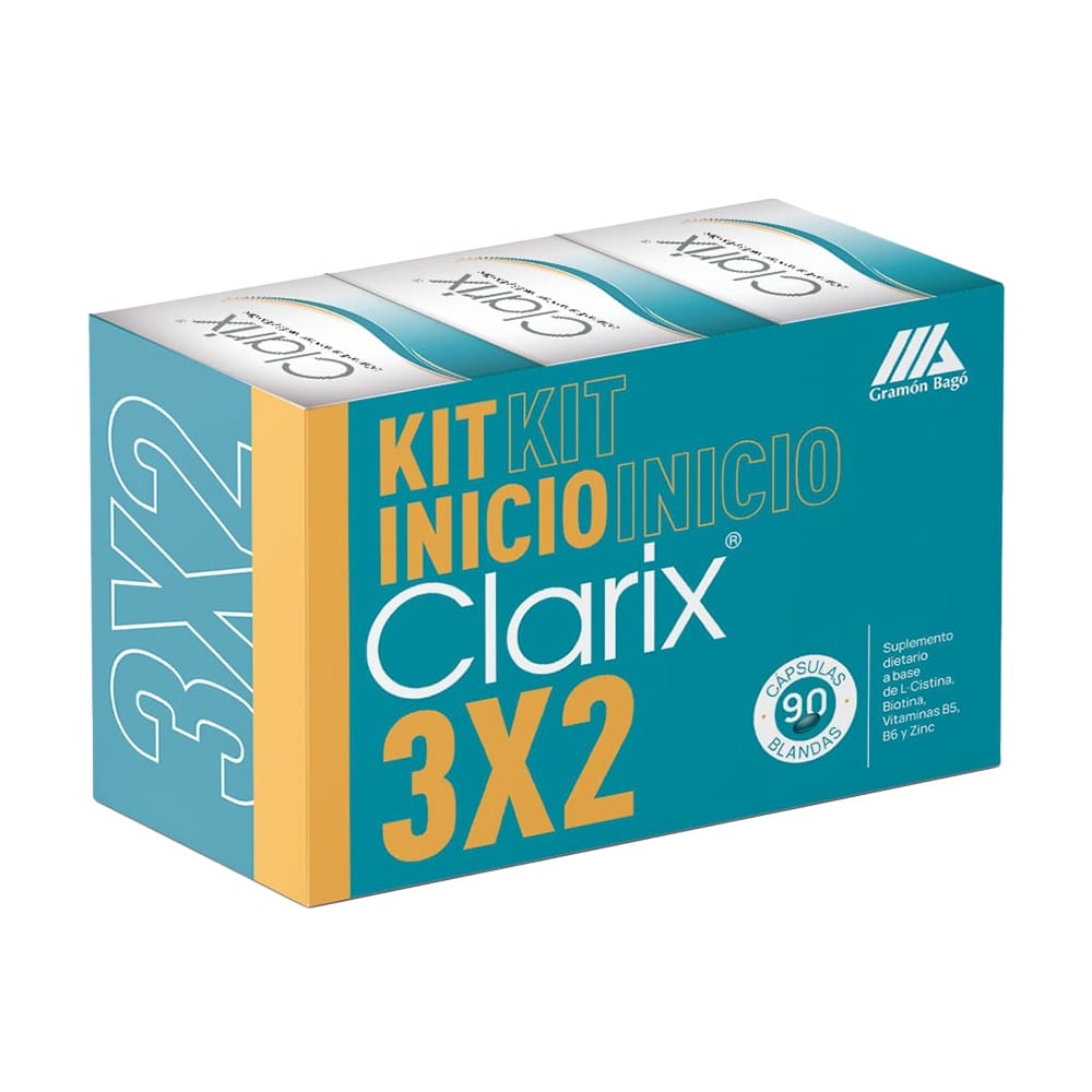 Suplemento Clarix Kit Inicio 3 Unidades