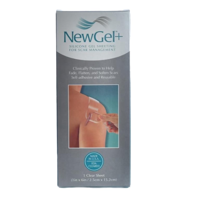 Parche de Silicona New Medical para Cicatrices 2.5 x 15.2 cm 1 Tira