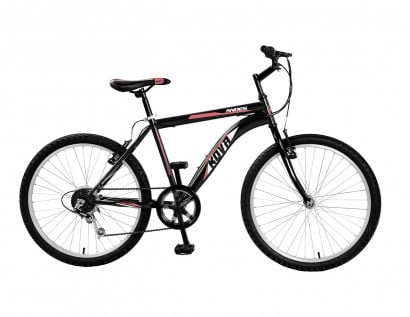 Bicicleta Kova Andes Infantil Rodado 24 Negro Mate