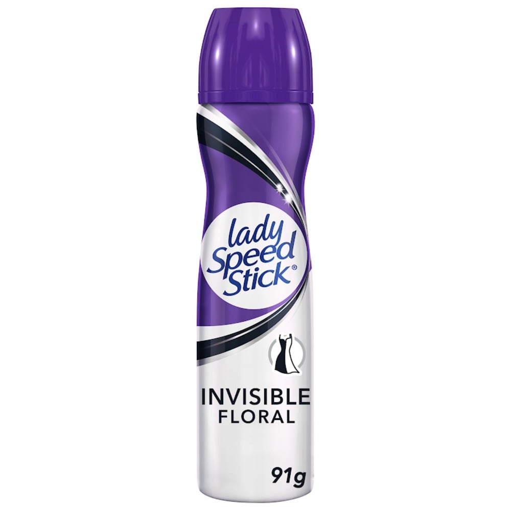 ANTITRANSPIRANTE LADY SPEED STICK AEROSOL INVISIBLE FLORAL 91GR