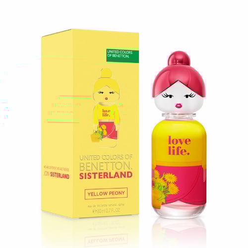 Perfume Benetton Sisterland Yellow Peony Femme EDT 80 ml