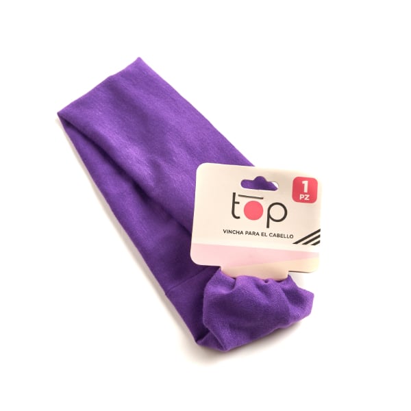 Vincha para el Pelo Top Violeta 1 Unidad