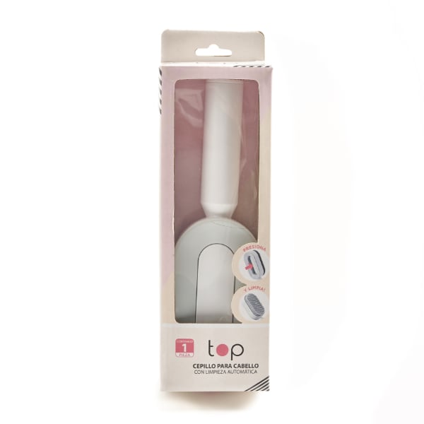 Cepillo para Cabello con Limpieza Automática