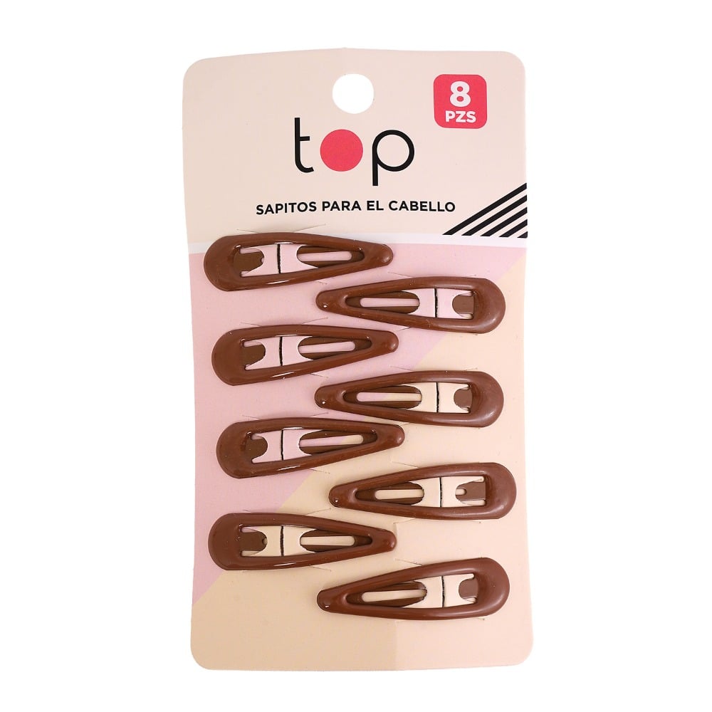 Broches para el Pelo Top Colores Surtidos 8 Unidades