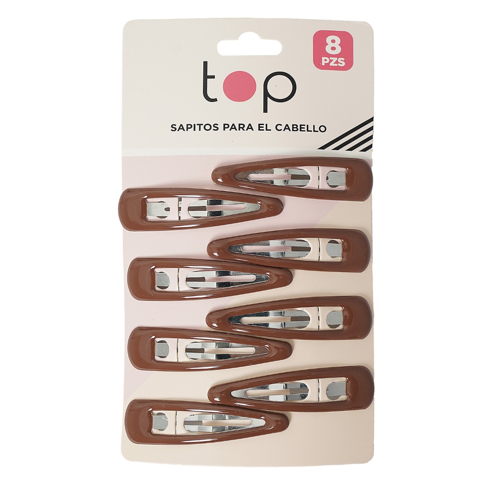 Broches para el Pelo Top Colores Surtidos 8 Unidades