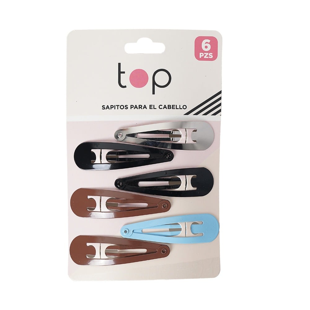 Broches para el Pelo Top 6 Unidades Varios Colores