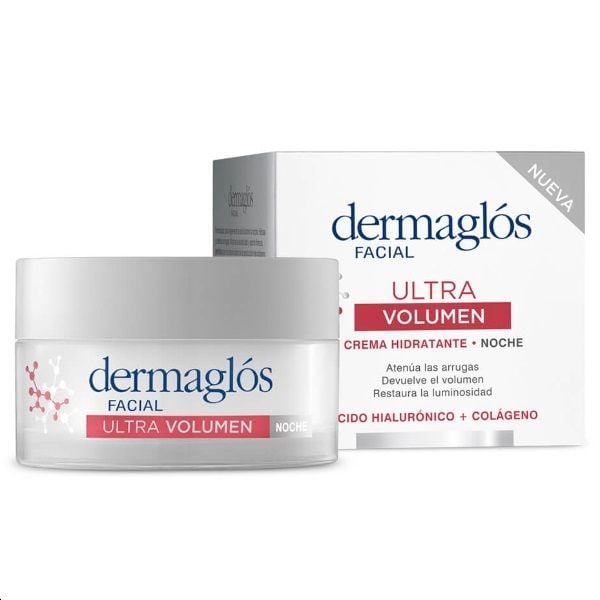 Crema de Noche Dermaglós Ultra Volumen 50 g