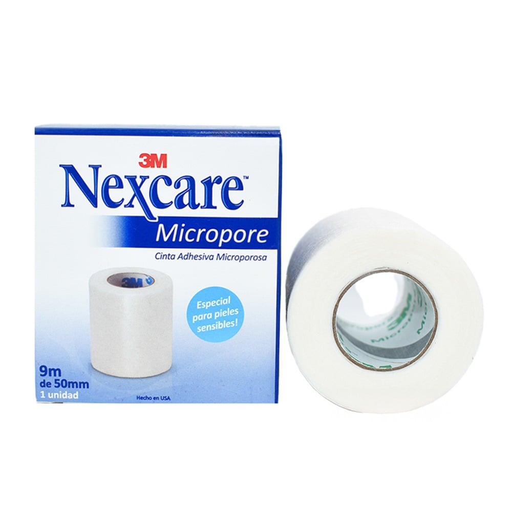 Cinta Leuco Micropore Nexcare 5 cm x 9 m
