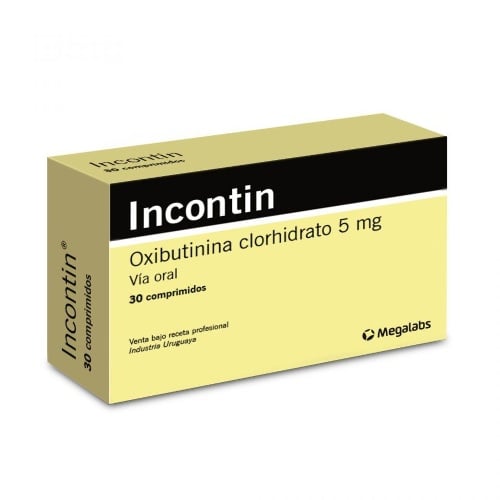 Incontin 5 mg 30 Comprimidos