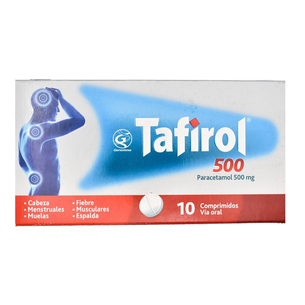 Tafirol 500 mg 10 Comprimidos