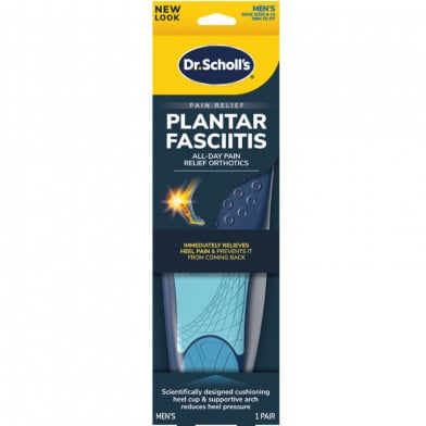 Plantilla Ortopédica Dr. Scholl's para Fascitis Plantar Hombre 1 Par