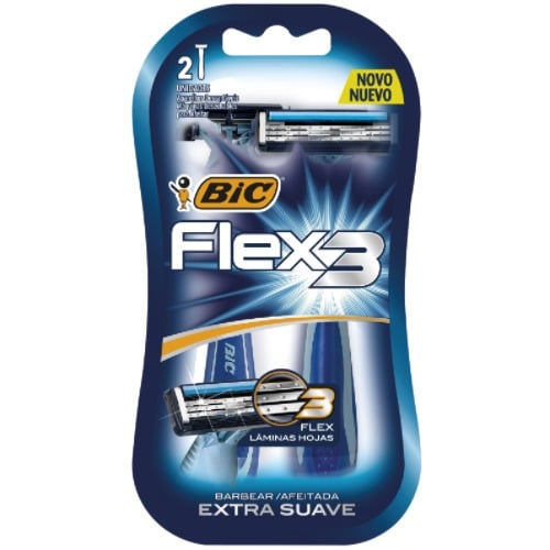 Afeitadora Bic Flex3 2 Unidades
