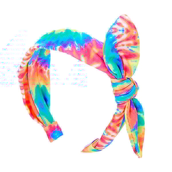 Vincha Top Tie Dye con Moño