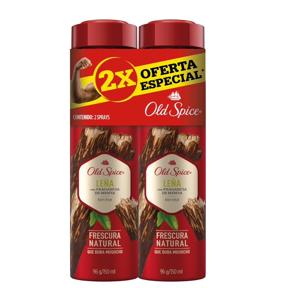 Desodorante en Aerosol Old Spice Vip 150 ml 2 Unidades