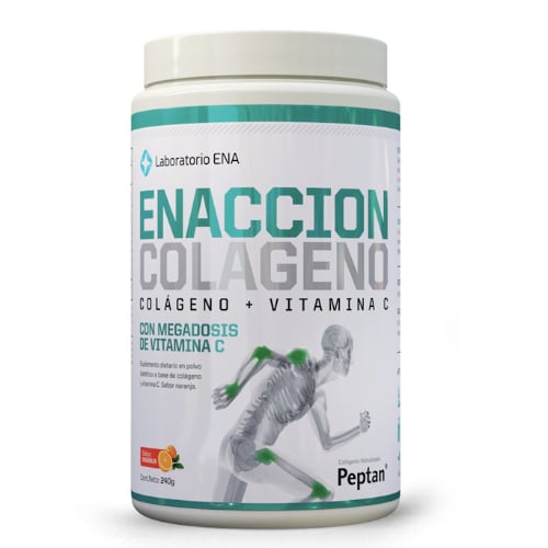 Suplemento Ena Enaccion Colágeno + Vitamina C Naranja 240 g